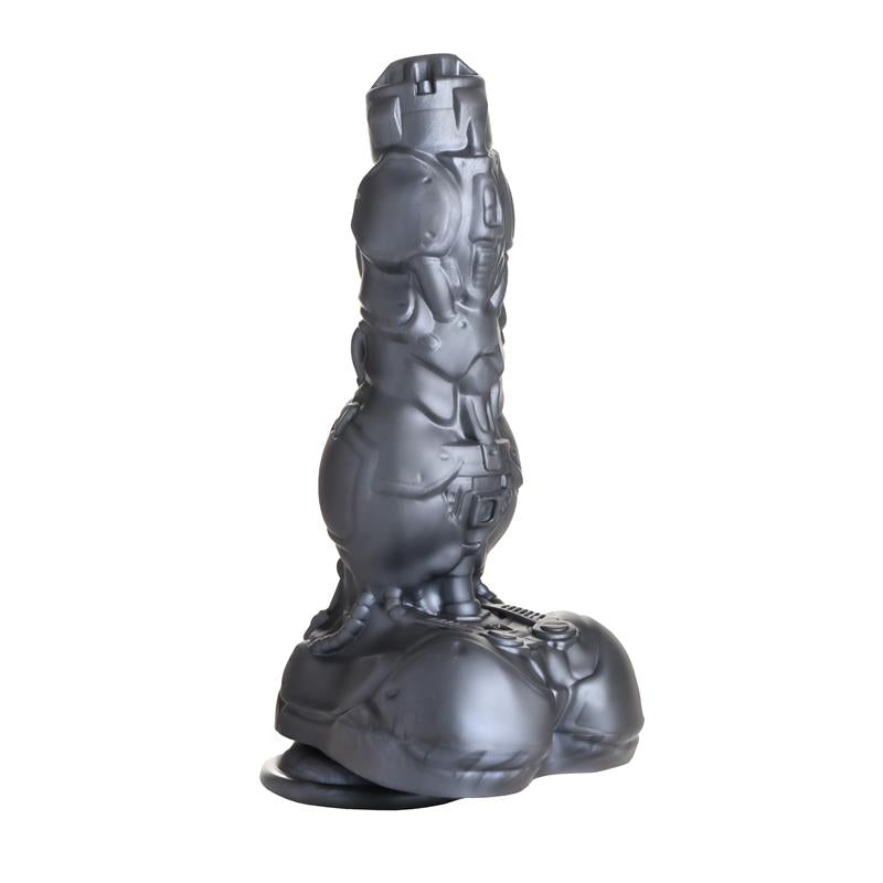 Cyborg Cock Dildo Metal Con Thrusting Y Vibración