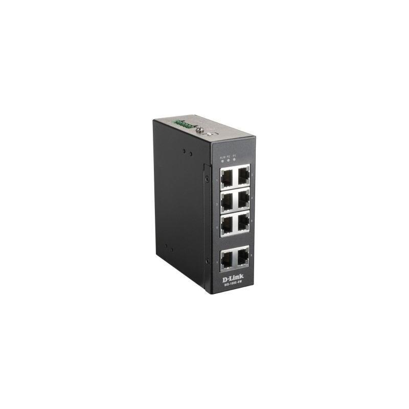 D-Link Dis-100e-8w Producto Reacondicionado - 8 Port Unmanaged Switch With 8 X 10/100 Baset(X) Ports - Ieee 802.3x Flow Control And Back-Pressure - L2 Wire-Speed Switching Engine - 1k Mac