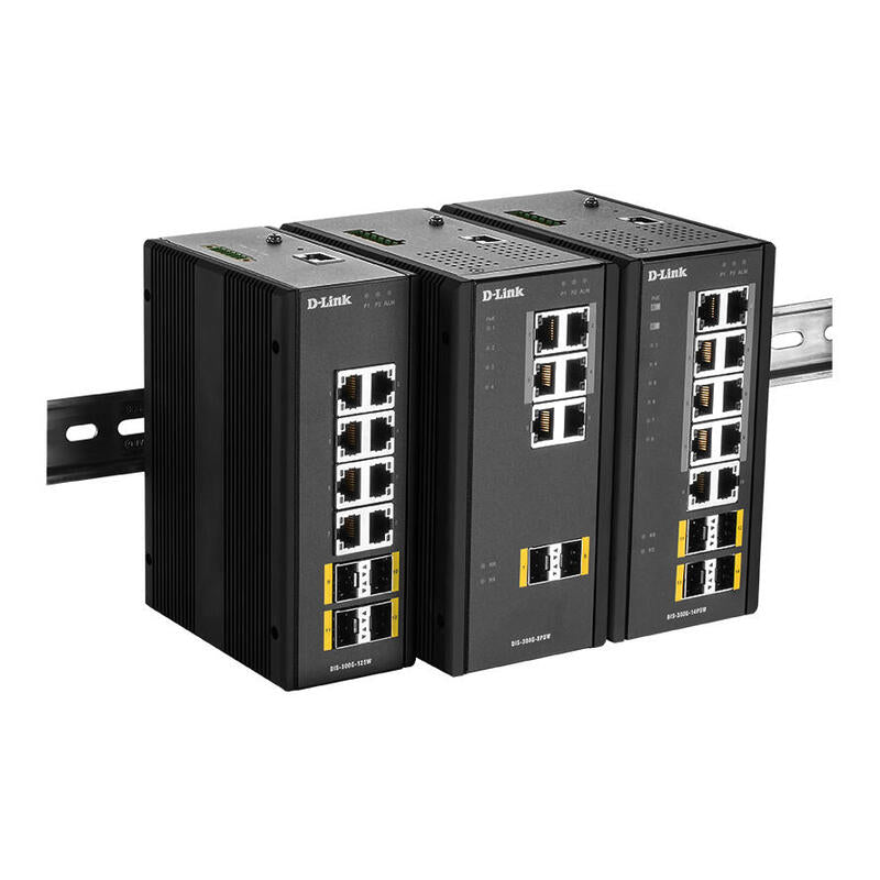D-Link Switch Gigabit Ethernet Industrial Gestionable, 14 Puertos L2, 10 X 10/100/1000baset(X) Ports (8 Poe) + 4 X 100/1000basesfp, Poe Power Budget 240w, Garantía Hasta Fin De Vida Del Producto.
