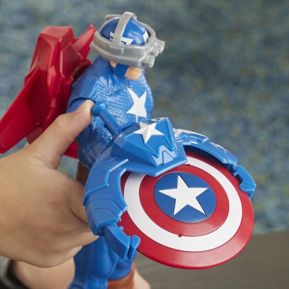 Figura Titan Capitan America Vengadores Avengers Marvel