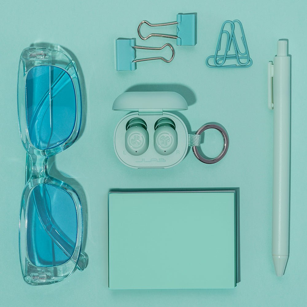 Mini Auriculares Jlab Jbuds  Inalámbrico  Bluetooth Color Menta