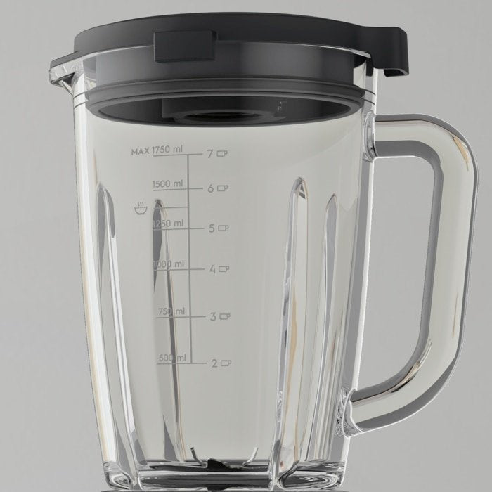 Batidora  Electrolux E6tb1-6st 1,75 L  De Vaso 1400 W Negro, Acero Inoxidable, Transparente