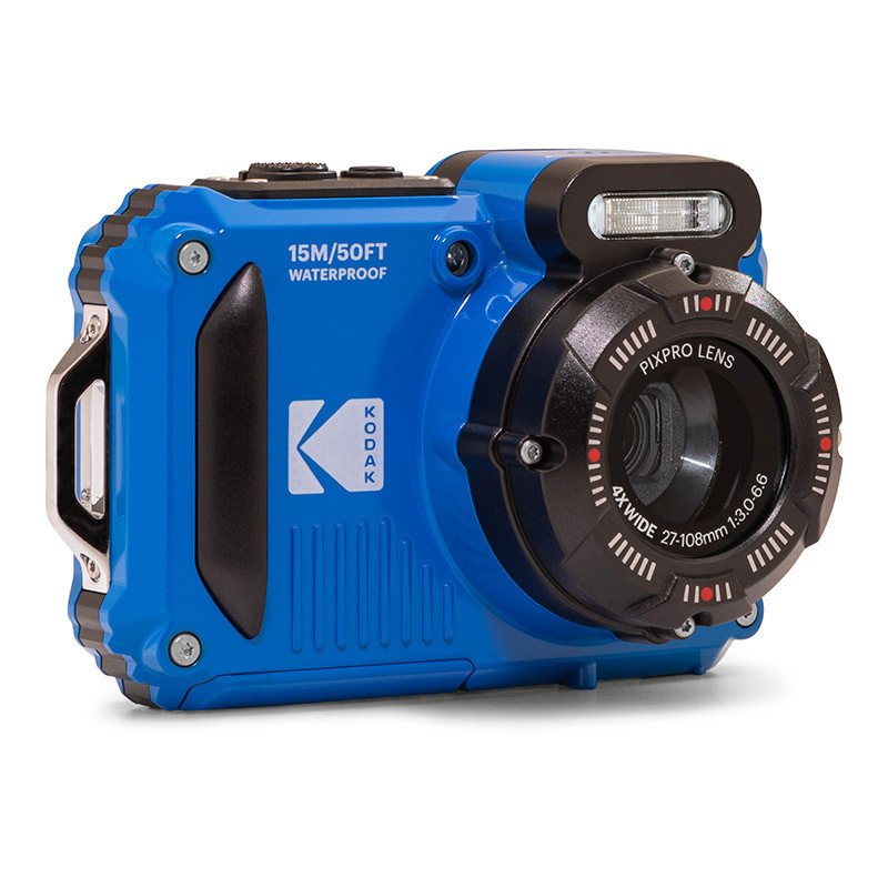 Pack Cámara Digital Kodak Pixpro Wpz2bl6 + 2 Baterías + 1 Microsd 16mp Zoom Óptico 4x Azul