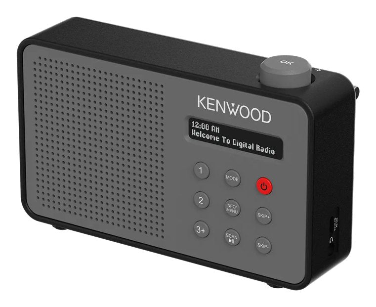 Radio Kenwood Cr-M25dab-H Portátil Digital Gris