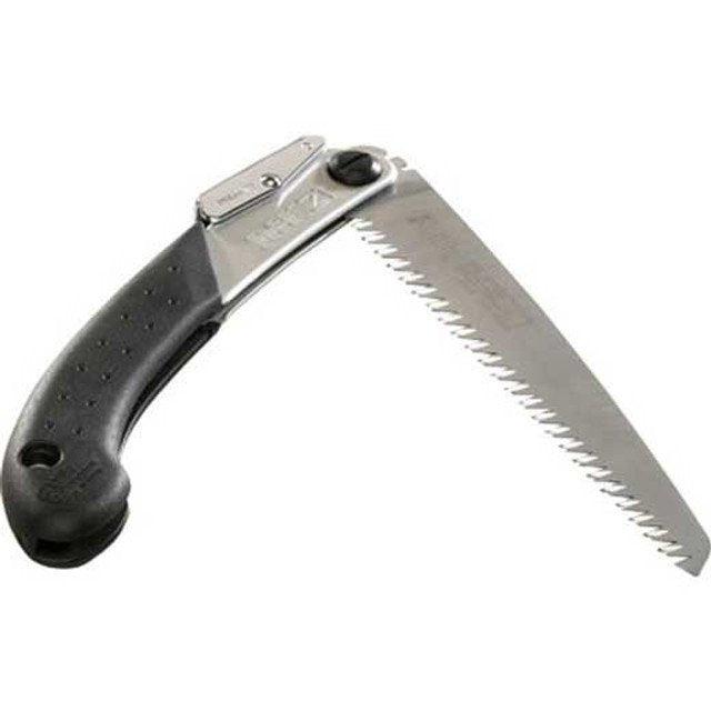 Silky Super Accel Serrucho Plegable De Corte Por Tracción 21 Cm Negro, Acero Inoxidable
