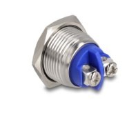 Drucktaster Zum Einbau 16 Mm 2 X Schraubklemme Taster Flach