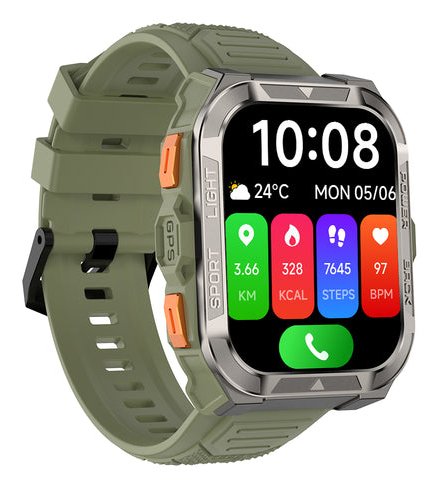EAN 6931548324072 - Blackview W80 Pro 4,85 cm (1.91") TFT Digital 280 x 320 Pixeles Pantalla táctil Verde, Plata GPS (satélit imagen 4