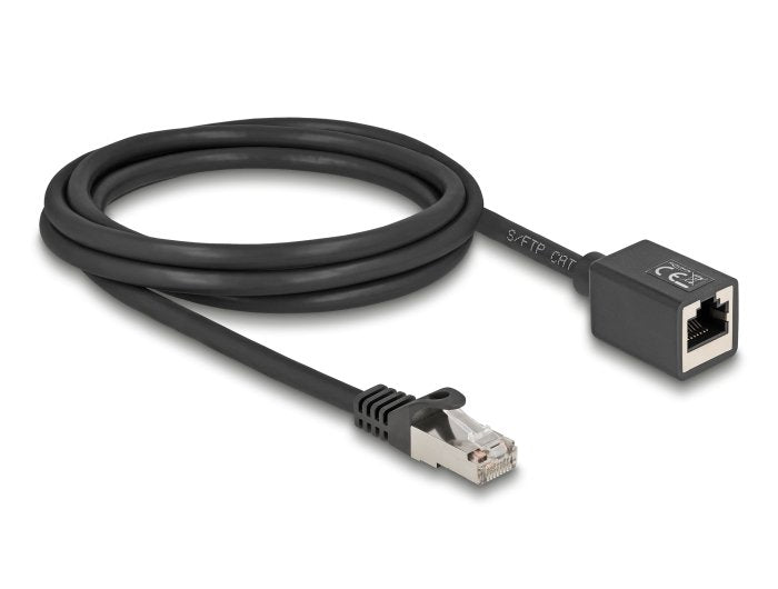 EAN 4043619903092 - DeLOCK 90309 cable de red Negro 2 m Cat6a S/FTP (S-STP) imagen 1