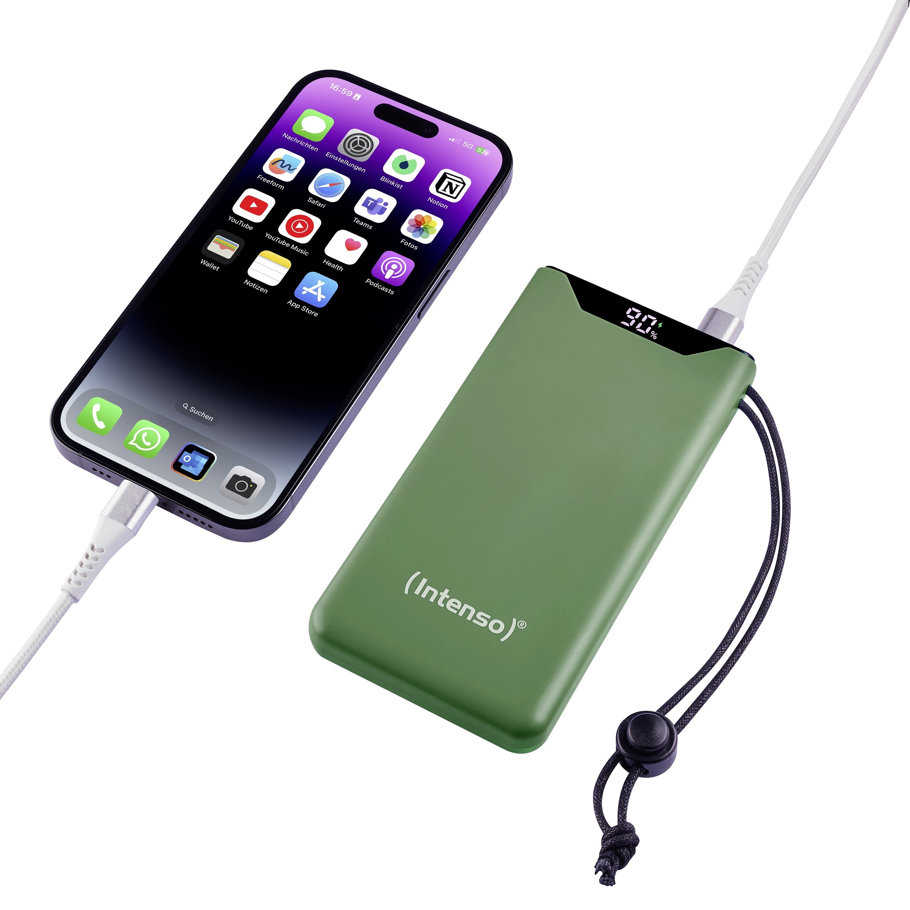 EAN 4034303034253 - Intenso 7332037 batería externa Polímero de litio 10000 mAh Verde imagen 5