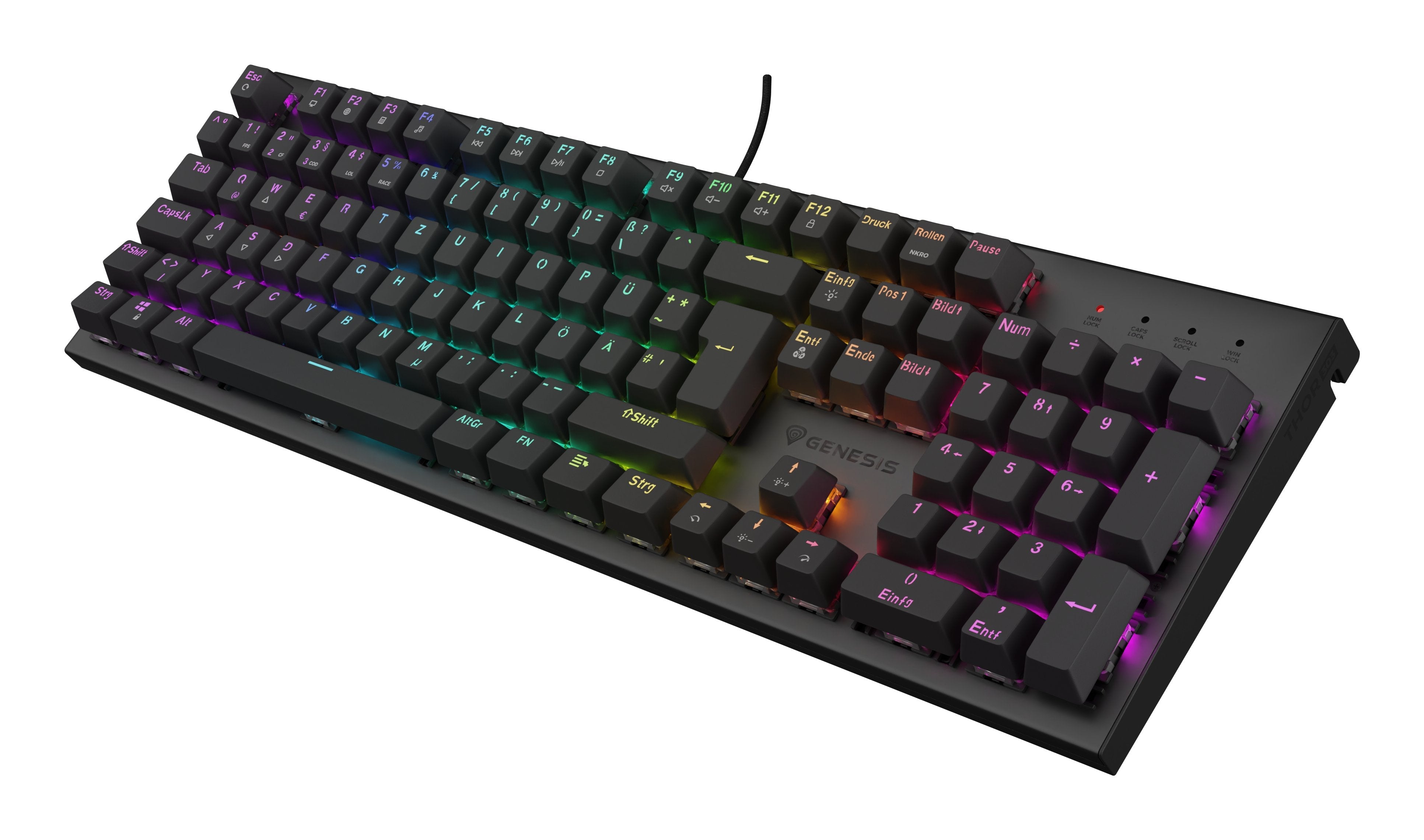 EAN 5901969444599 - GENESIS Thor 303 teclado Juego USB QWERTZ Alemán Negro imagen 3