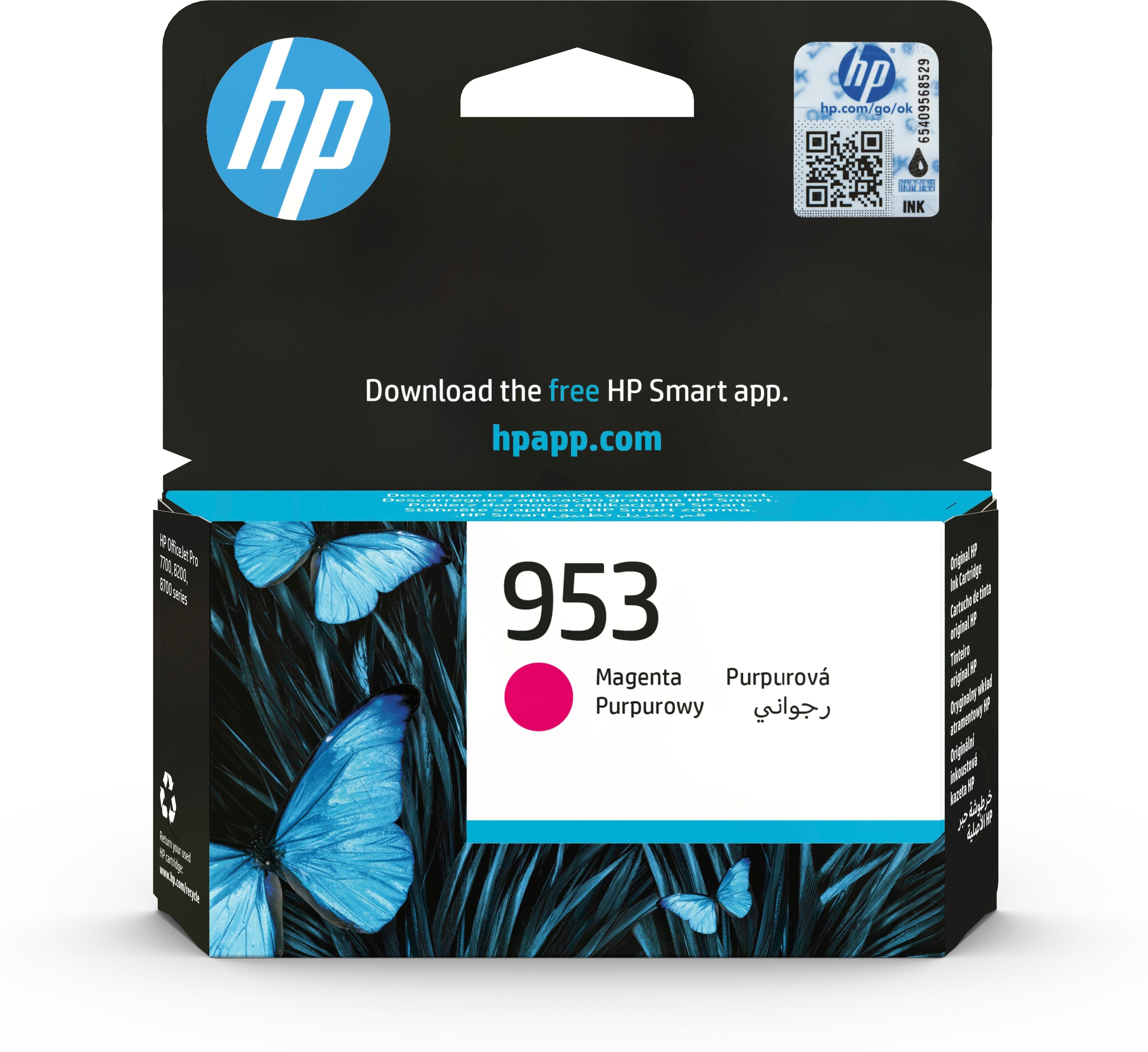Tinta Original Hp Nº 953 Magenta Oficejet Pro 8710/8720/8730/8740 -