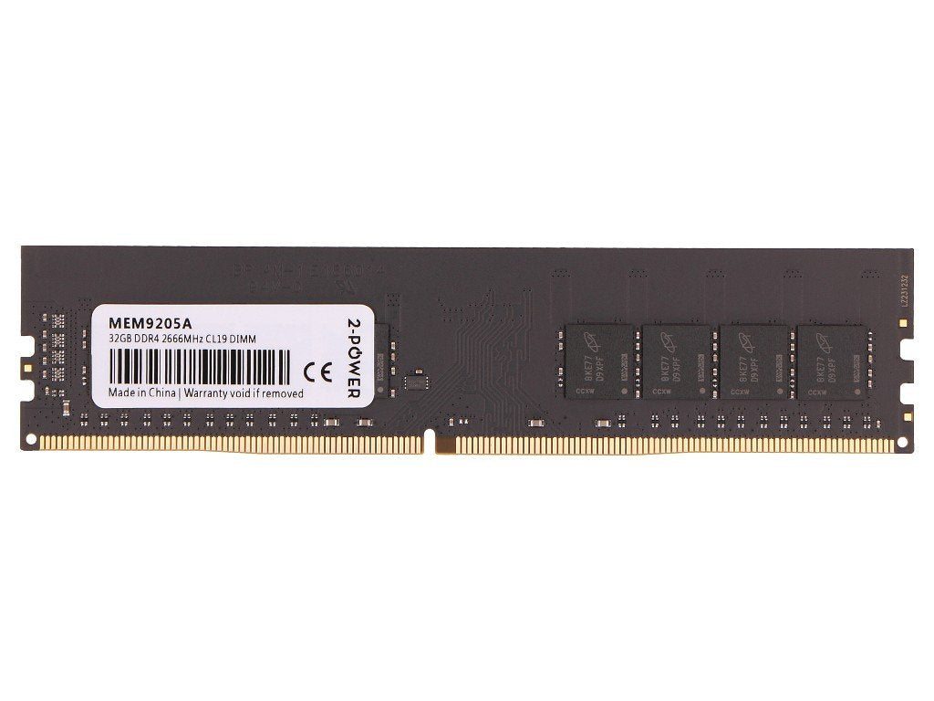 2-Power Memoria 32gb Ddr4 2666mhz Cl19 Dimm Mem9205a