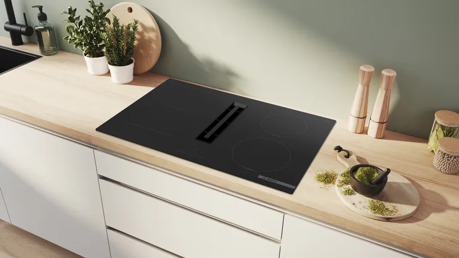 Placa De Inducción Bosch Serie 4 Pvs811b16e Hobs Negro Integrado 80 Cm 4 Zona(S)