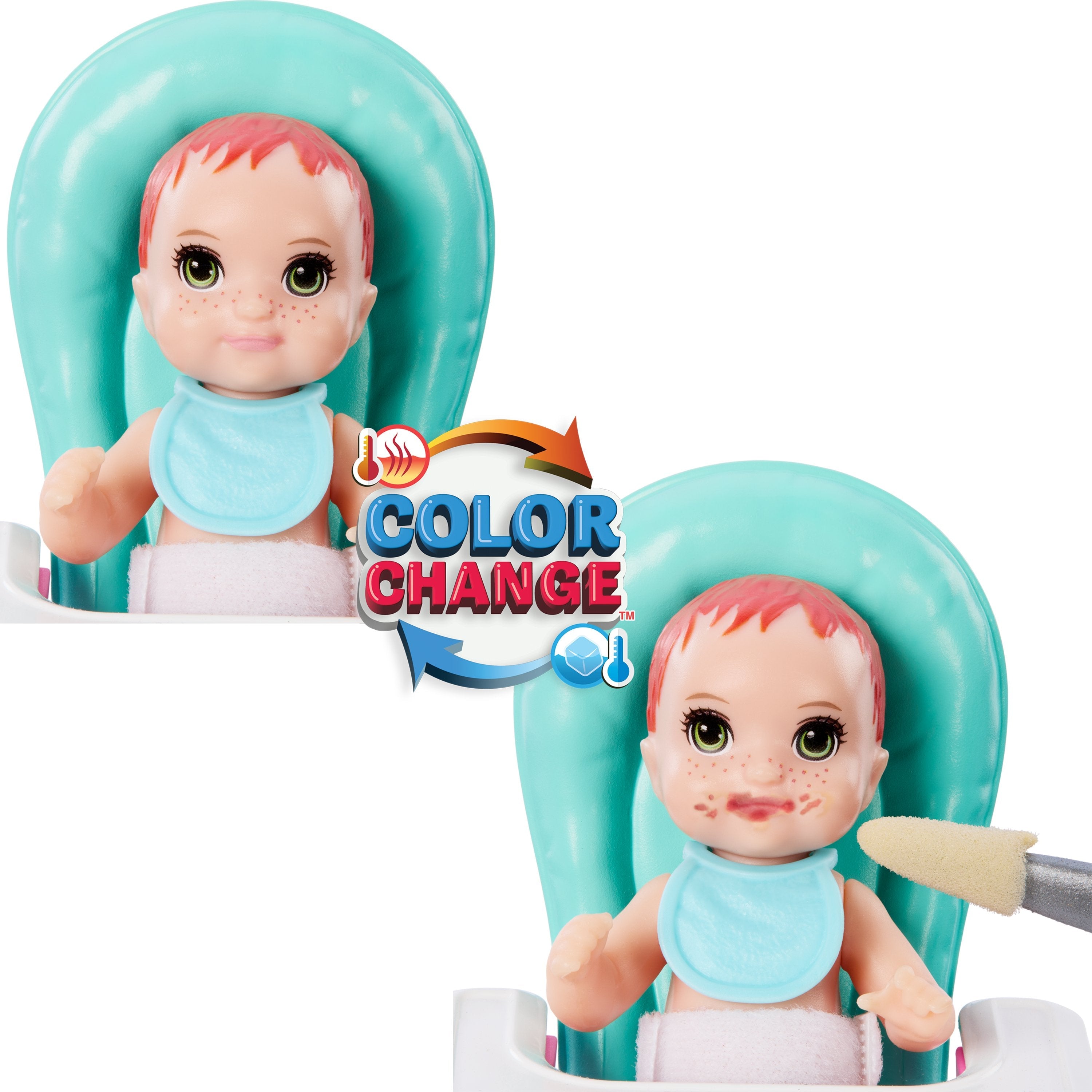 Muñeca Mattel Barbie Family & Friends New Skipper Babysitters Inc Playset