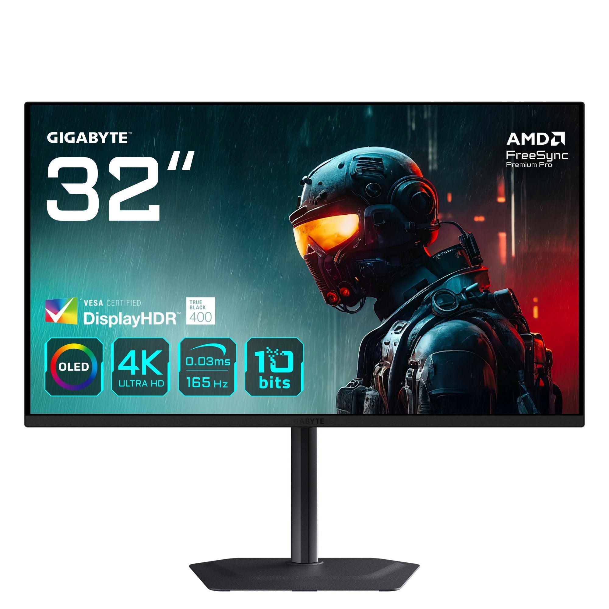 Monitor 32" Gbt Mo32u Uhd 165hz Oled