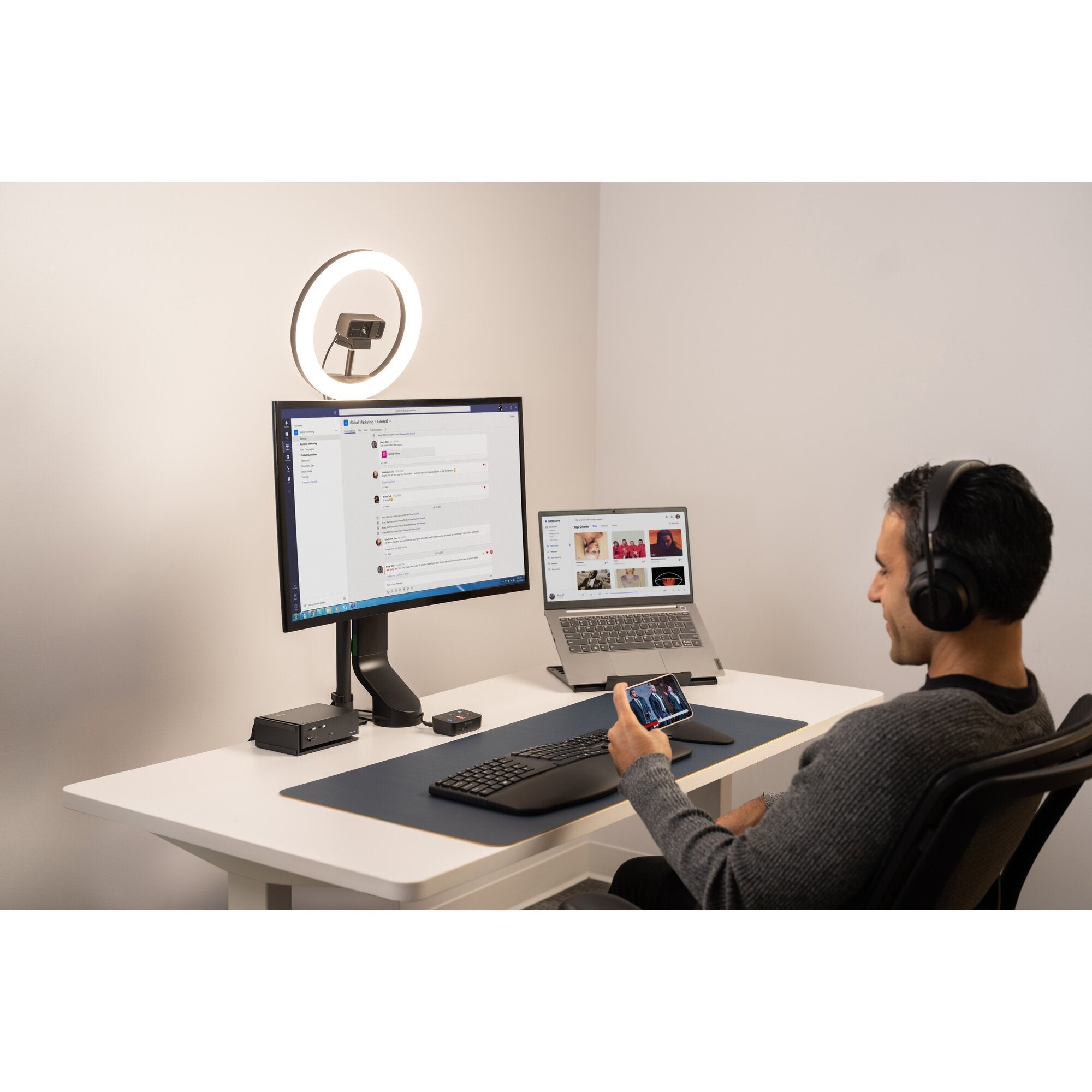 EAN 0085896834526 - Kensington H3000 Inalámbrico Diadema Juego USB Tipo C Negro imagen 23