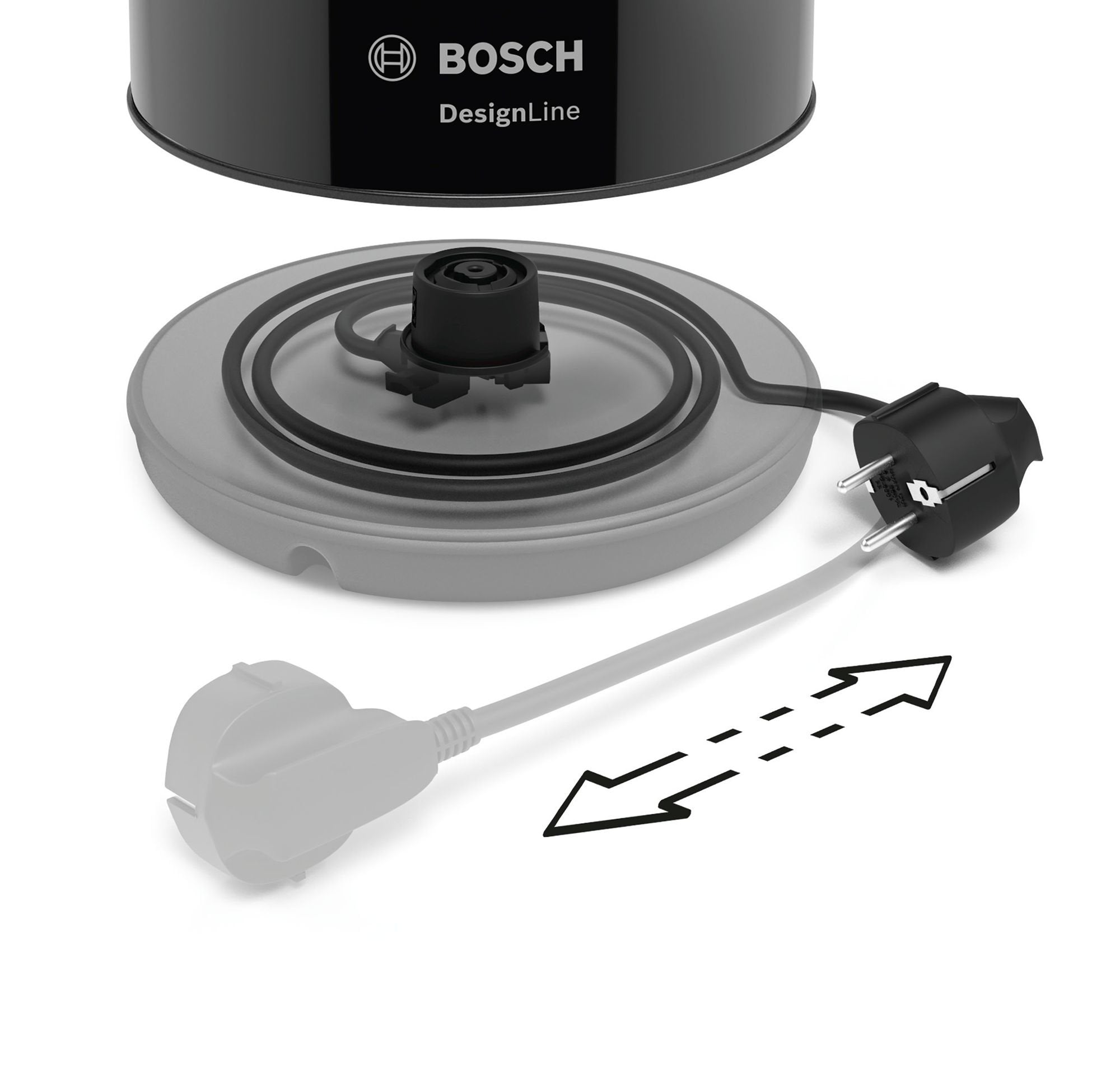 EAN 4242005188048 - Bosch TWK3P423 tetera eléctrica 1,7 L 2400 W Negro imagen 9