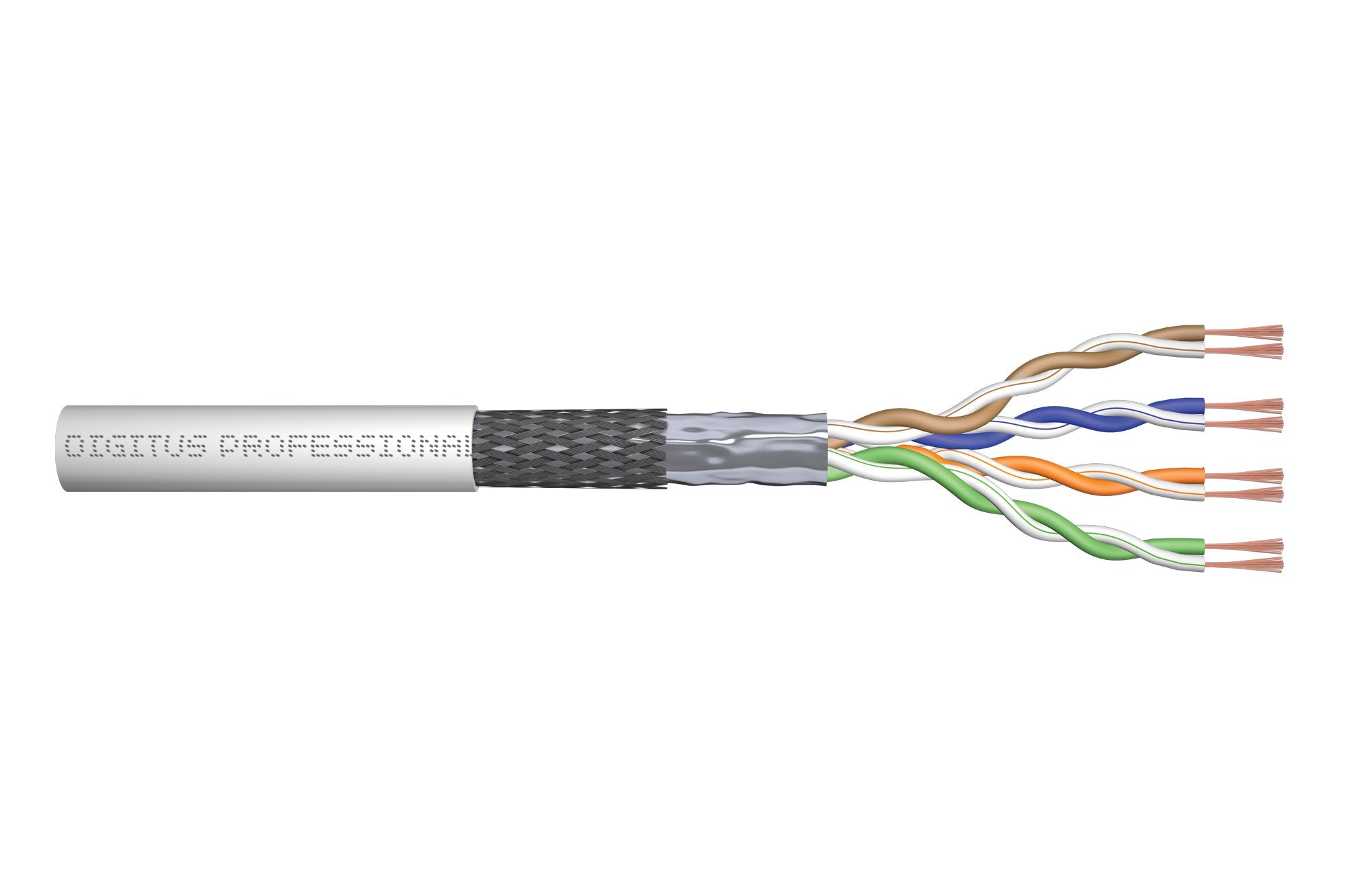EAN 4016032425915 - Digitus DK-1531-P-1-1 cable de red Gris 100 m Cat5e SF/UTP (S-FTP) imagen 1