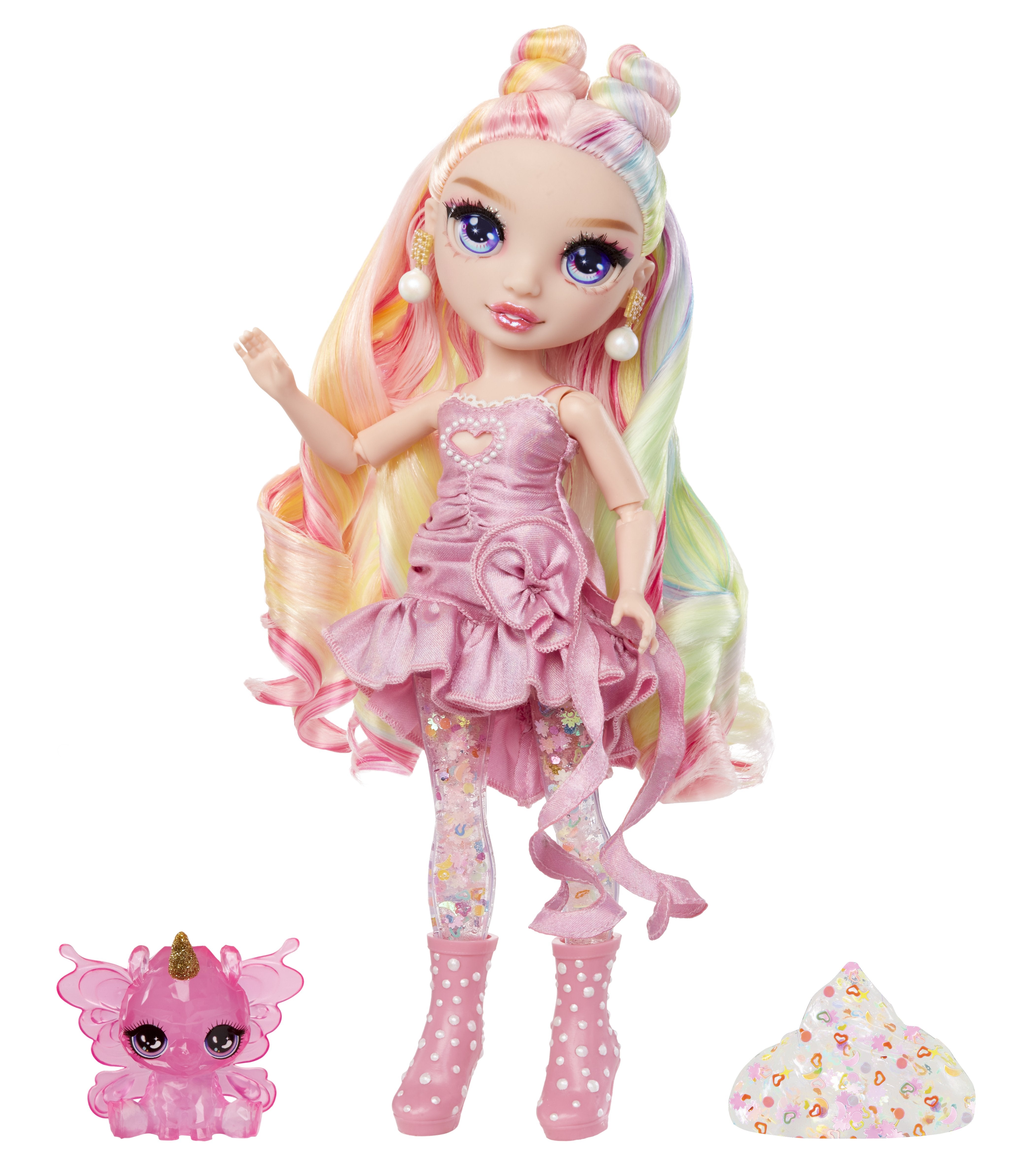 EAN 35051122401 - Rainbow High Rainbow Shimmers with Slime Fashion Doll - Bella (pink) imagen 1