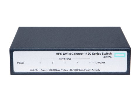 EAN 0889296966036 - HPE OfficeConnect 1420 5G No administrado L2 Gigabit Ethernet (10/100/1000) 1U Gris imagen 1
