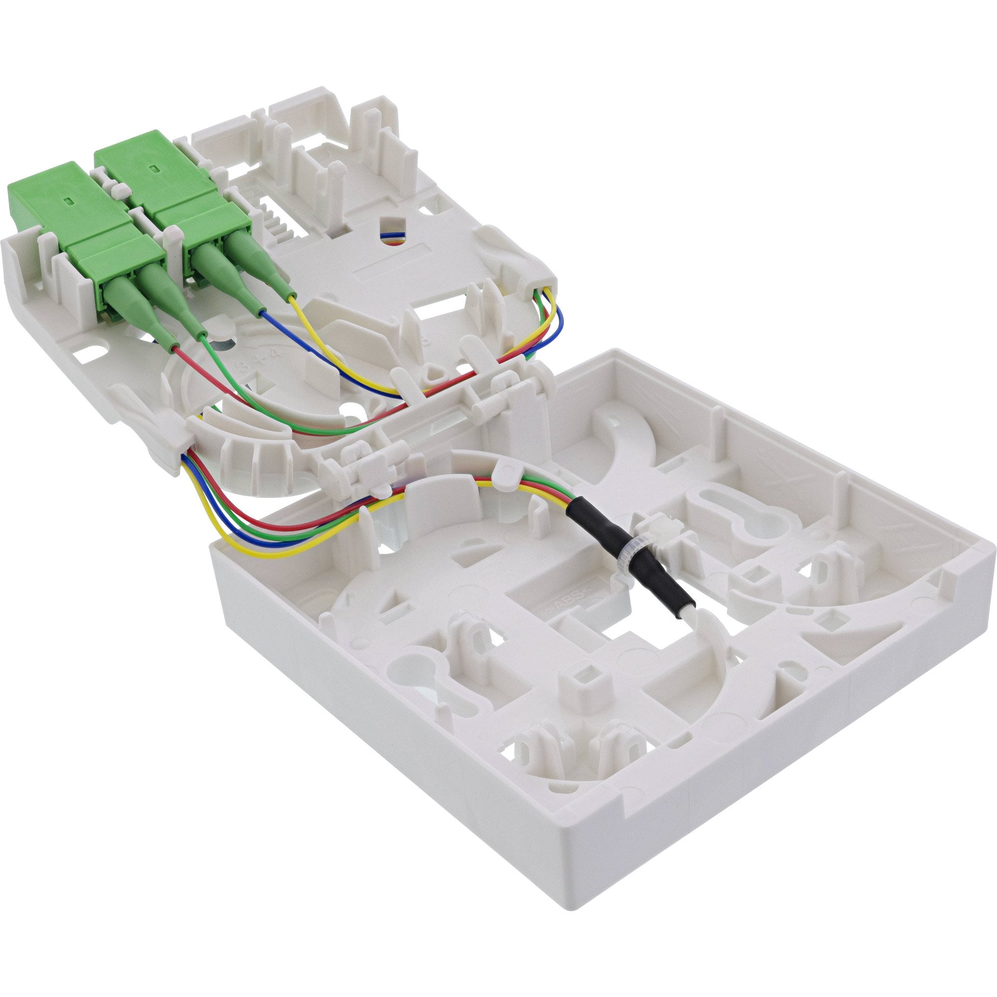 Inline® Ftth Connection Box Pre-Assembled 4x Lc/Apc 9/125?M 50m
