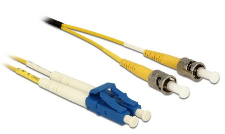Delock Cable Lichtwellenleiter Lc Duplex Zu St Duplex Singlemode Os2 5 M