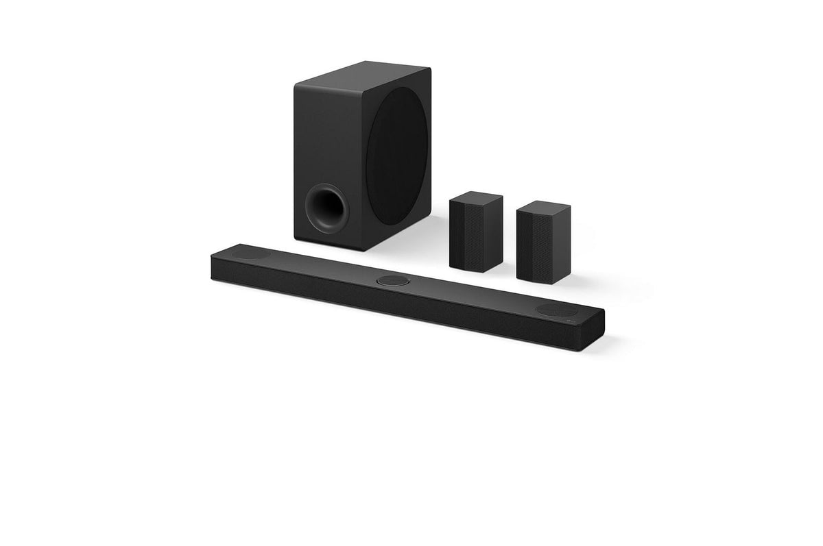 Barra De Sonido Lg Ds80tr  Negra, Dolby Atmos, Bluetooth, Wifi, Altavoces Traseros Ds80tr.Ddeullk