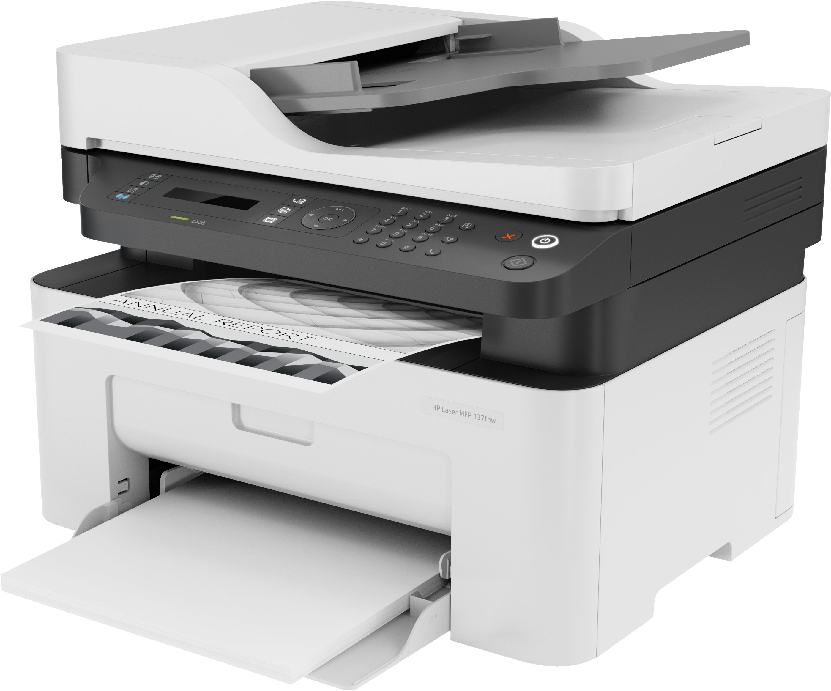Multifuncion Hp Laser Monocromo Laserjet Mfp 137fnw Fax -  A4 -  20ppm -  128mb -  Usb -  Red -  Wifi
