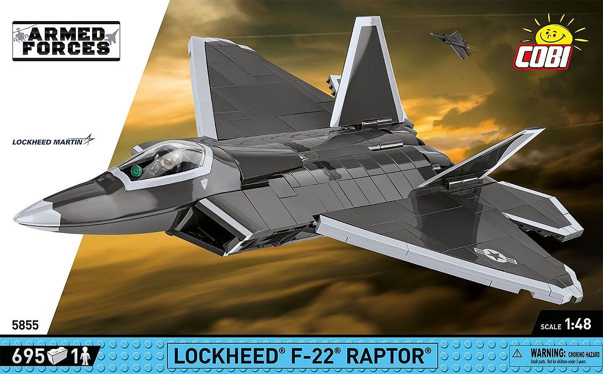 Cobi Lockheed F-22 Raptor, Juguete De Construcción Cobi-5855