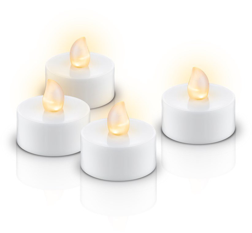 Juego De 4 Luces De Té Led Con Temporizador
Solución De Iluminación Hermosa Y Segura Para Muchas Áreas, Incluidas Casas Y Logias