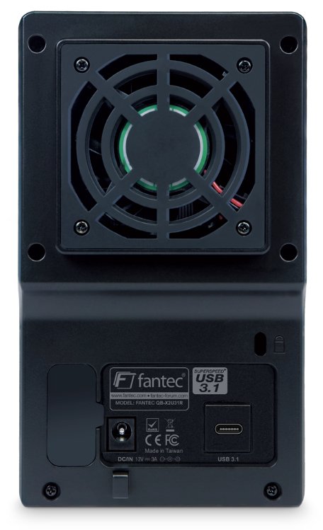 Fantec  Qb-X2u31r Black 2 X 3,5 Sata Raid Hdd Usb 3.1