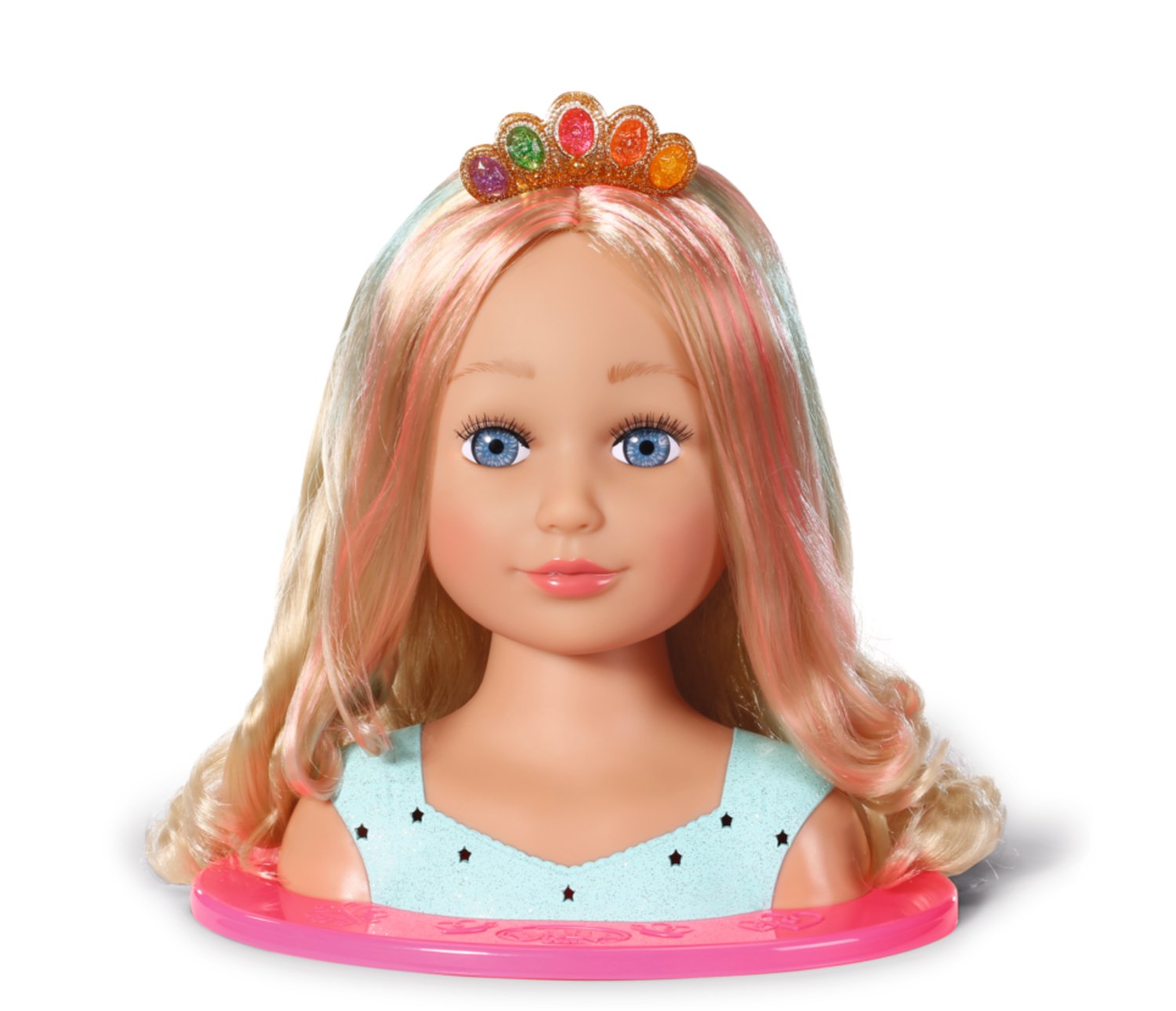 Zapf Creation Baby Born® Sister Styling Head Princess, Cabeza De Maquillaje Y Peluquería 835432