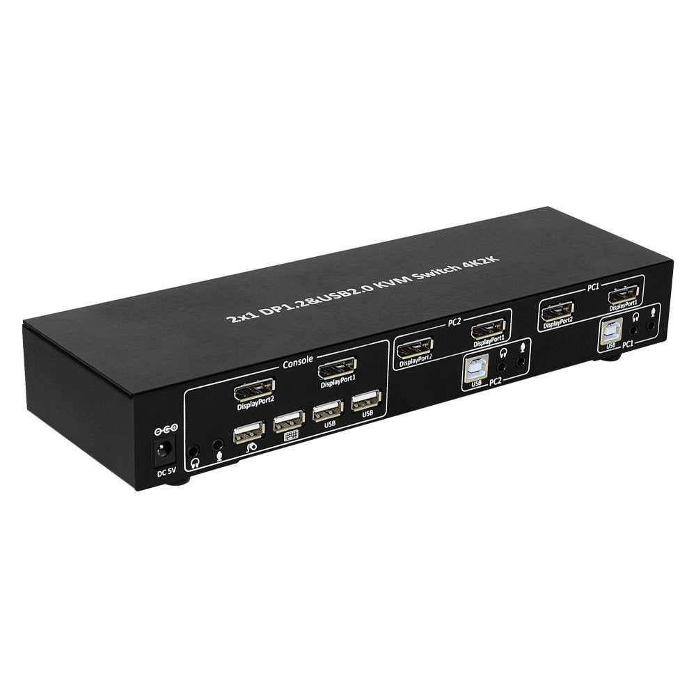 EAN 8051128101928 - Techly IDATA DP-KVM2 interruptor KVM Negro imagen 4