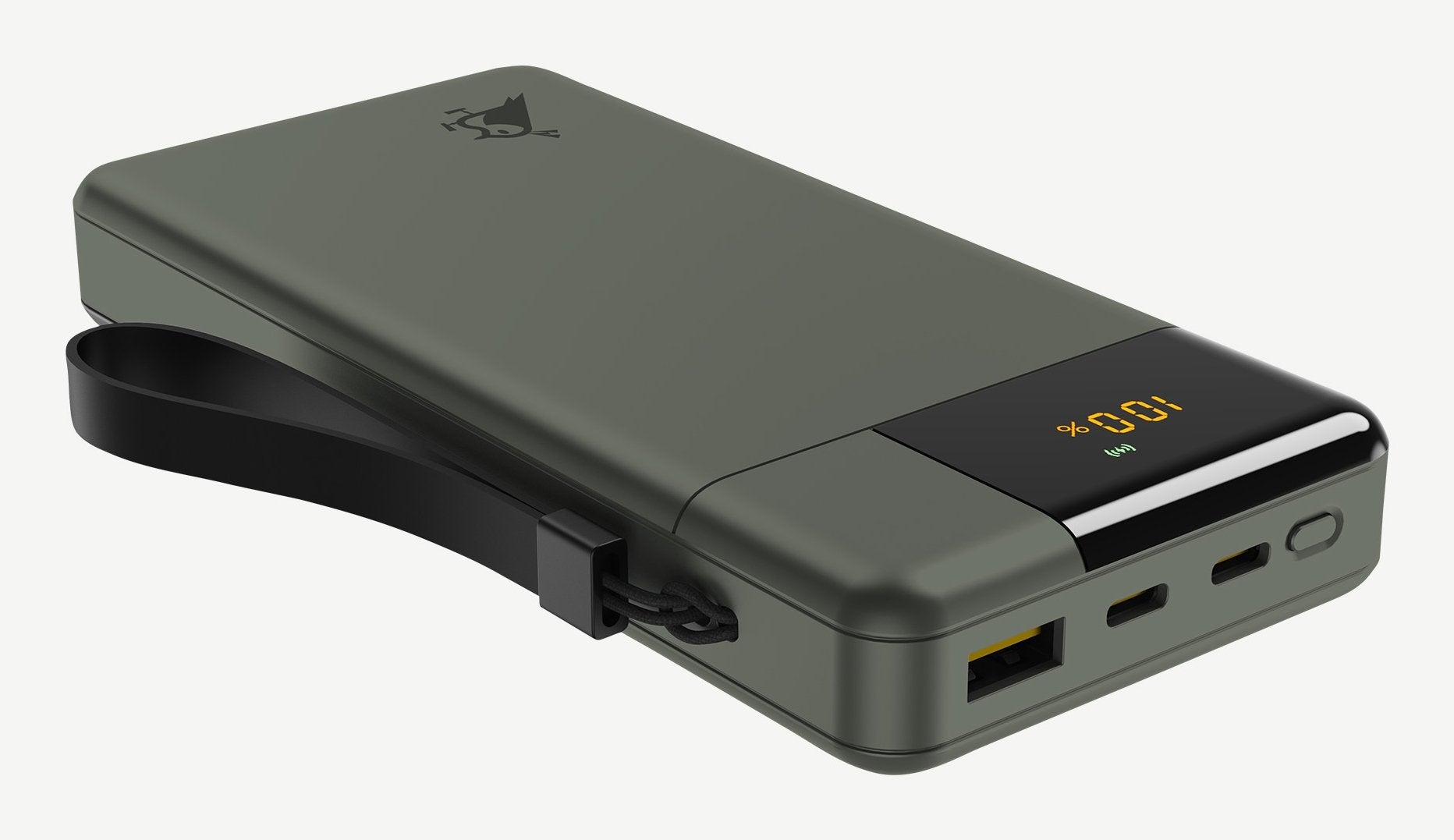 Aqiila Powerbird B20+ Powerbank 65w Moosgrün 20.000 Mah