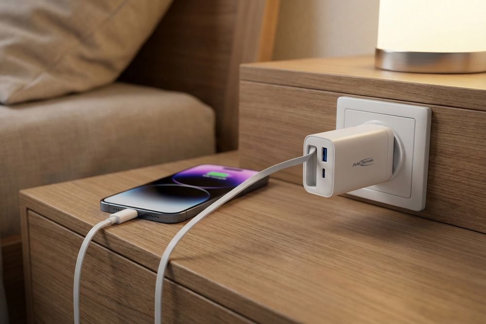 Ansmann Usb Charger 230pd 30w Usb-C Cable Usb-C Usb 30w