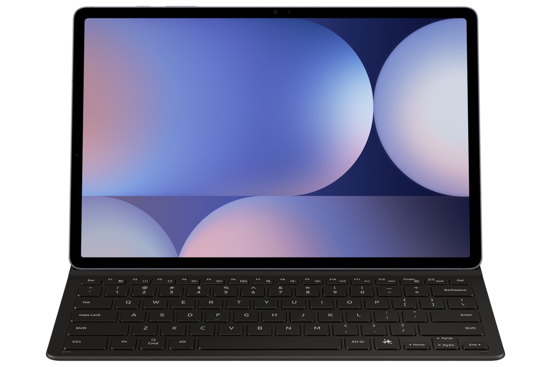 Tab S10+/S9+ Book Cover  Keyboard Slim Black