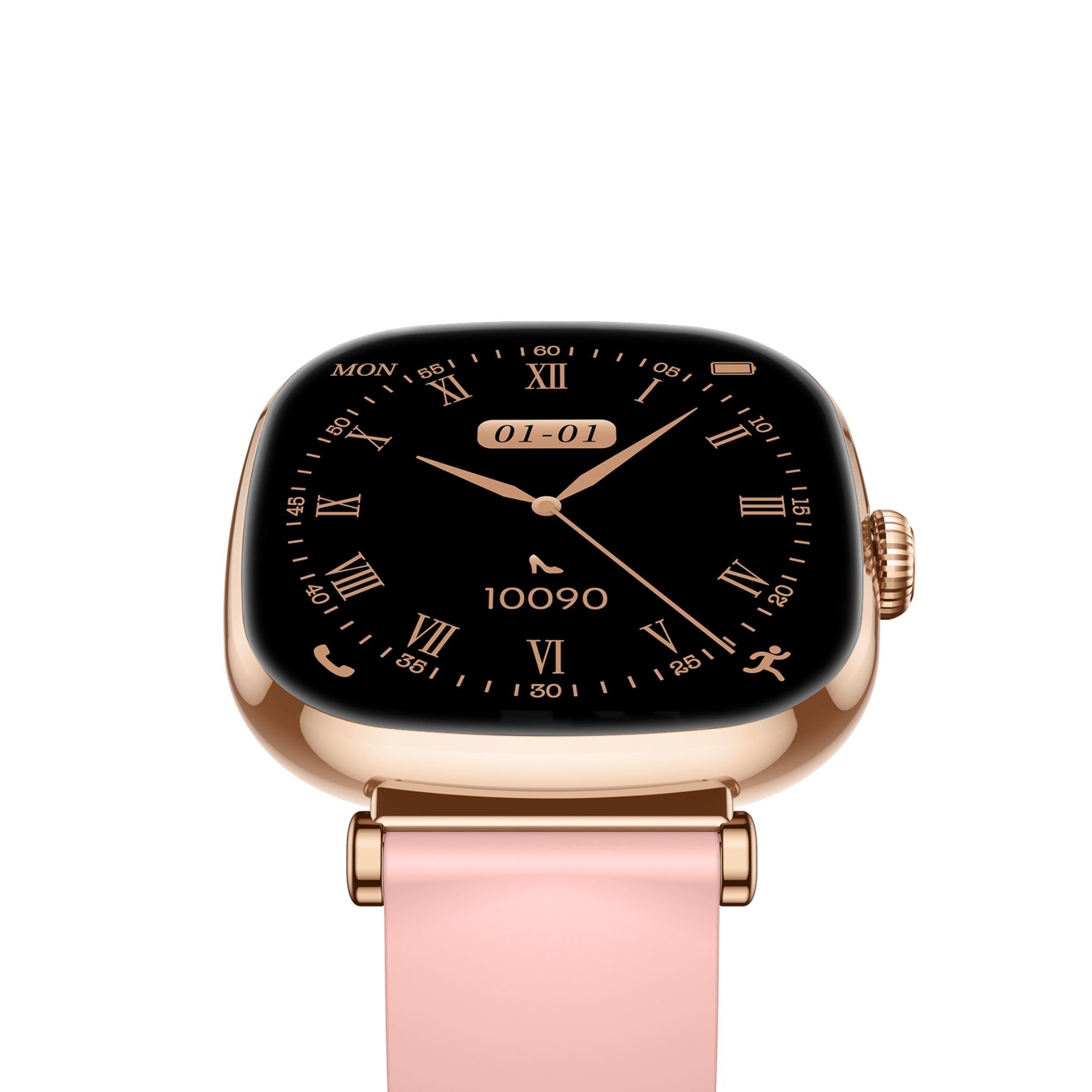 Ksix Iria Rosa Smartwatch 1.7" 2 Correas (Metal + Silicona)