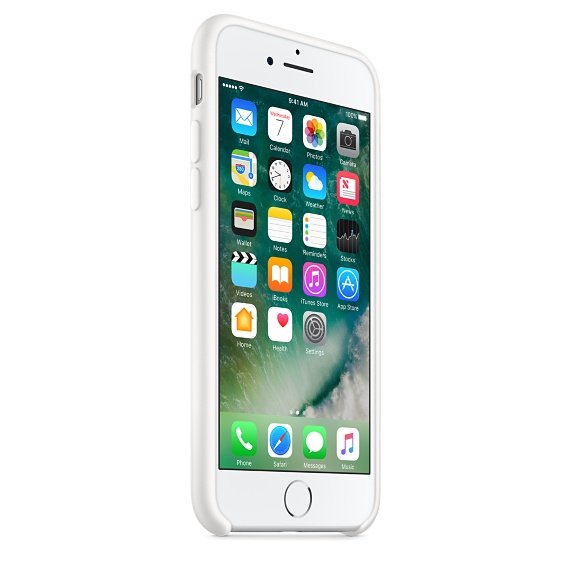 Funda Iphone 7 Apple Silicone Case White