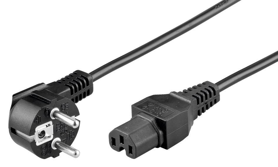 Microconnect Iec320 - C15, 2m Negro C15 Acoplador