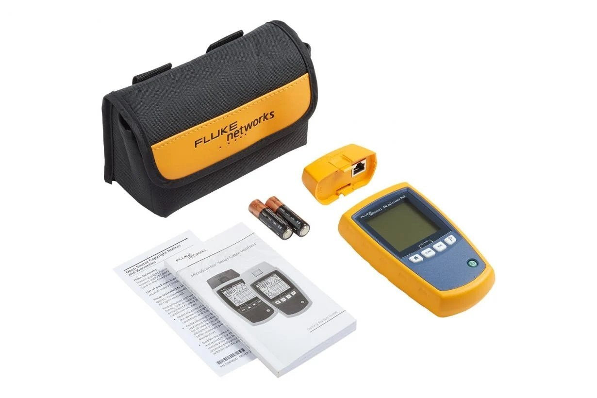 EAN 754082148524 - Fluke MicroScanner PoE Comprobador de alimentación PoE Azul, Amarillo imagen 3