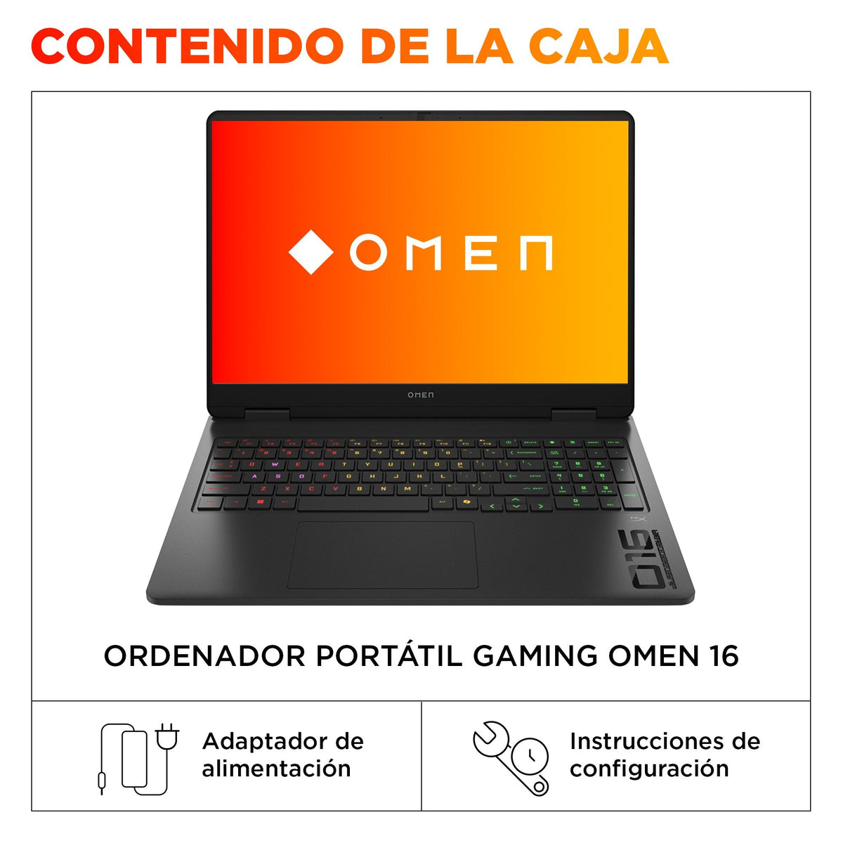 Portátil Gaming Hp Omen 16 Am0026ns 16" Wqxga Intel Core Ultra 7 255h 32gb Ram 1tb Ssd Geforce Rtx 5070 Sin Sistema Operativo