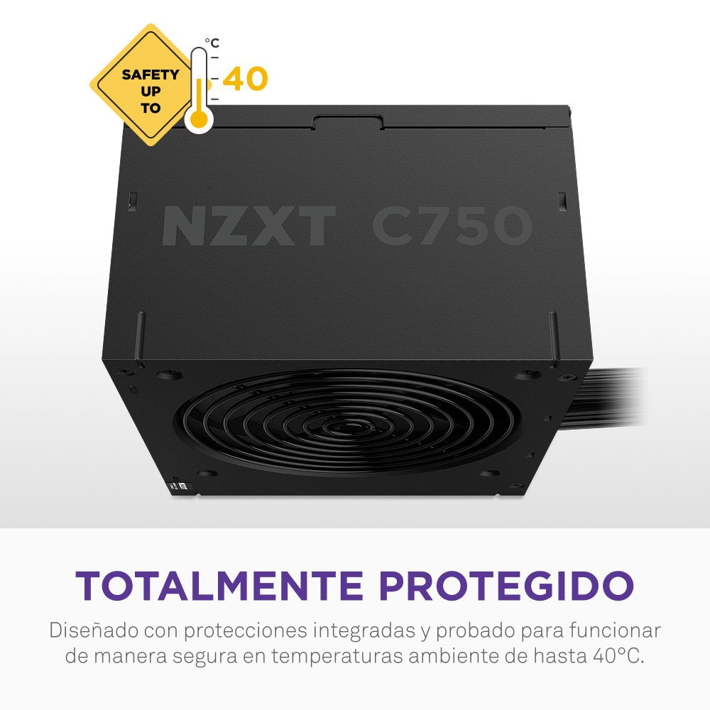EAN 5056547207551 - NZXT C750 Bronze unidad de fuente de alimentación 750 W 24-pin ATX ATX Negro imagen 7