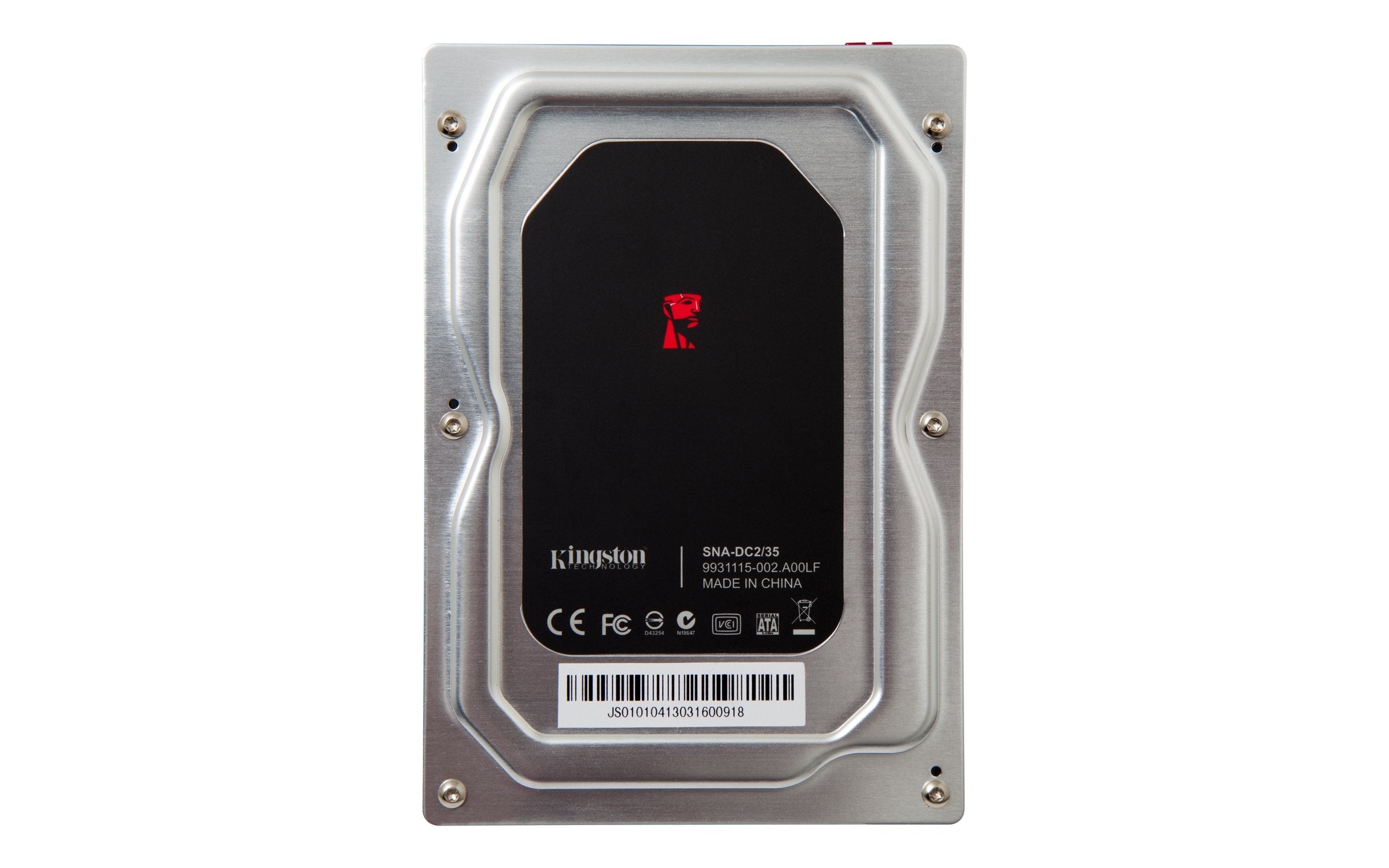 Kingston - Adaptador De Compartimento Para Almacenamiento - 3,5" A 2,5" - Negro