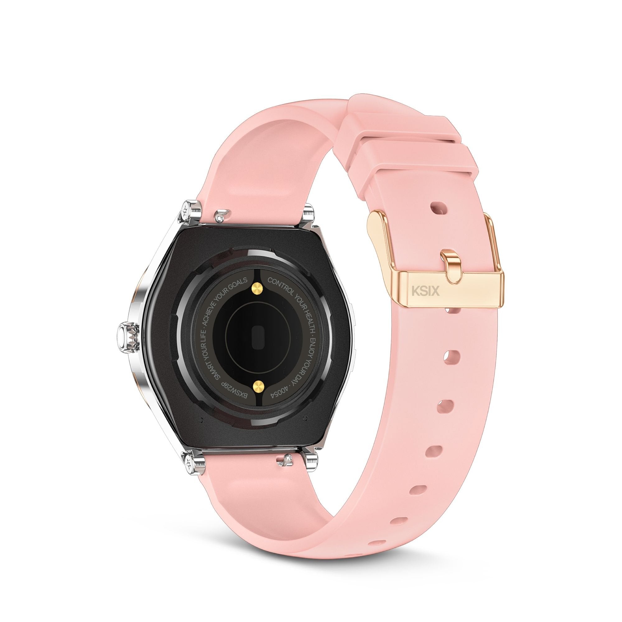 Ksix Lya Rosa Smartwatch 1.19" 2 Correas (Metal + Silicona)