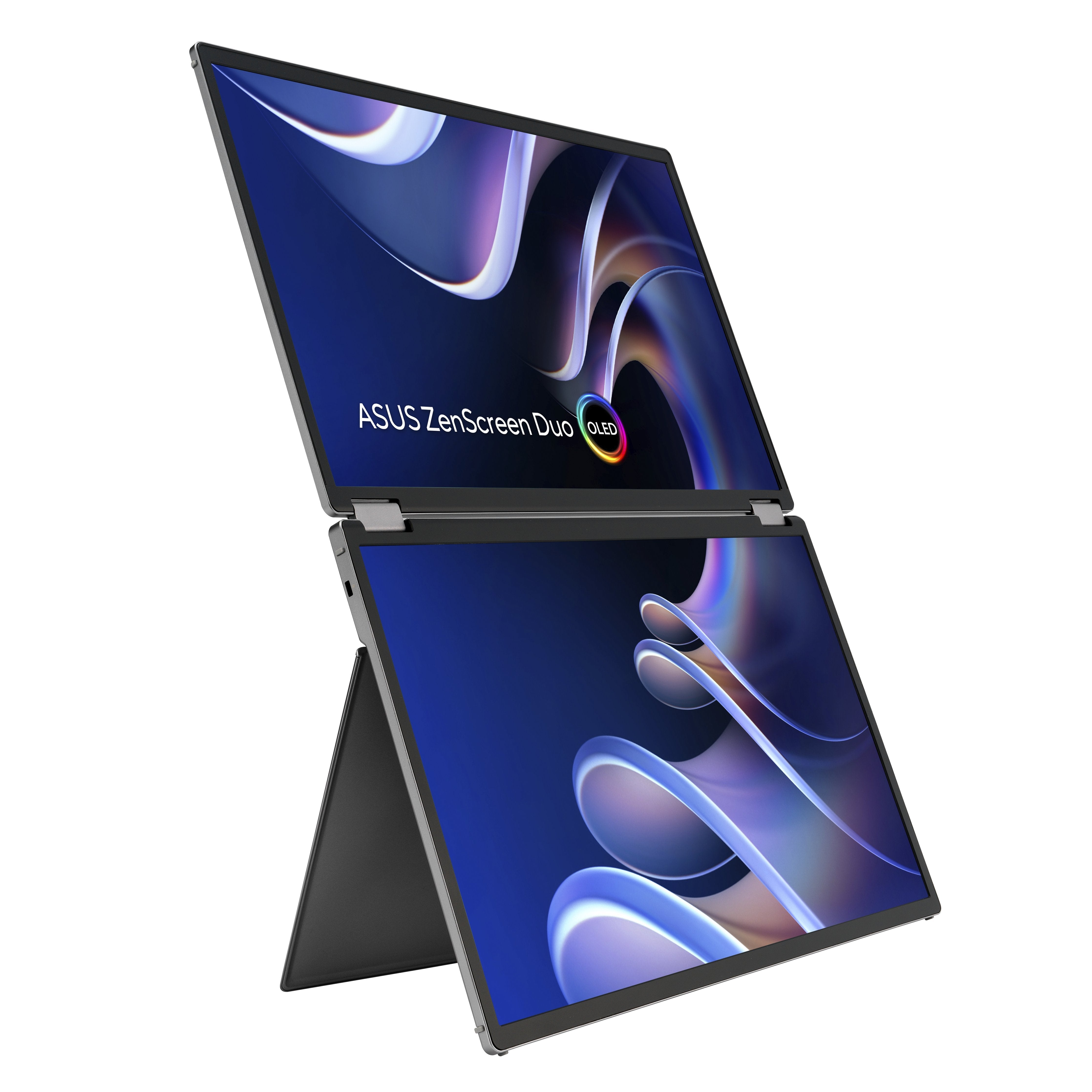 EAN 4711387721551 - ASUS ZenScreen Duo OLED MQ149CD pantalla para PC 35,6 cm (14") 1920 x 1200 Pixeles WUXGA Plata imagen 4