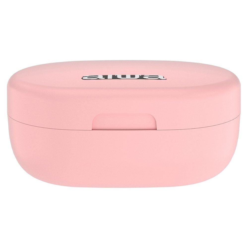 Auriculares Micro Aiwa Ebtw-150pk Rosa Bluetooth/Tactil/Estuche Carga/Pantalla Led/2xmic Ebtw-150pk