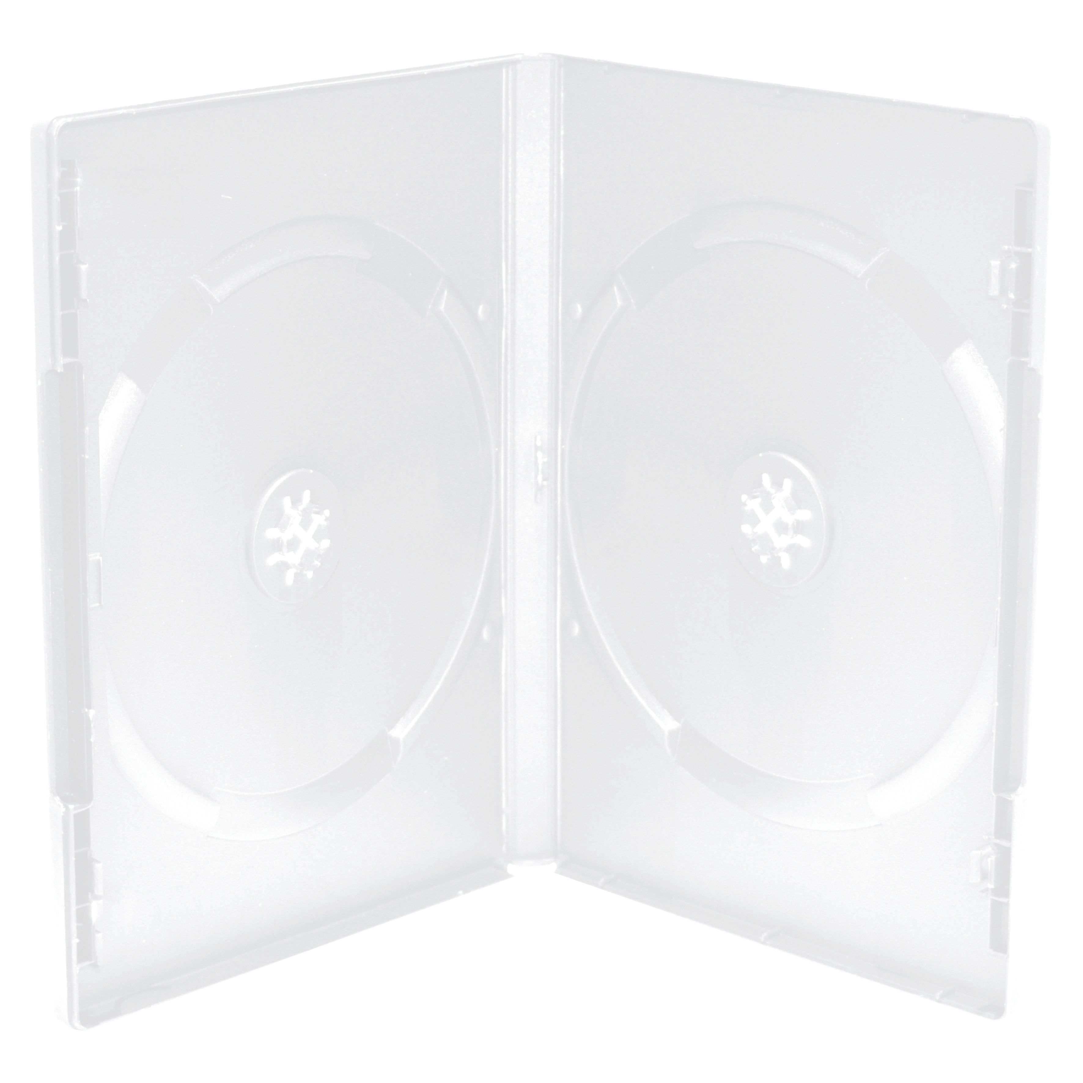 Mediarange Dvd-Leerhülle Para 2 Dics 14mm Maschinenfähig Matt