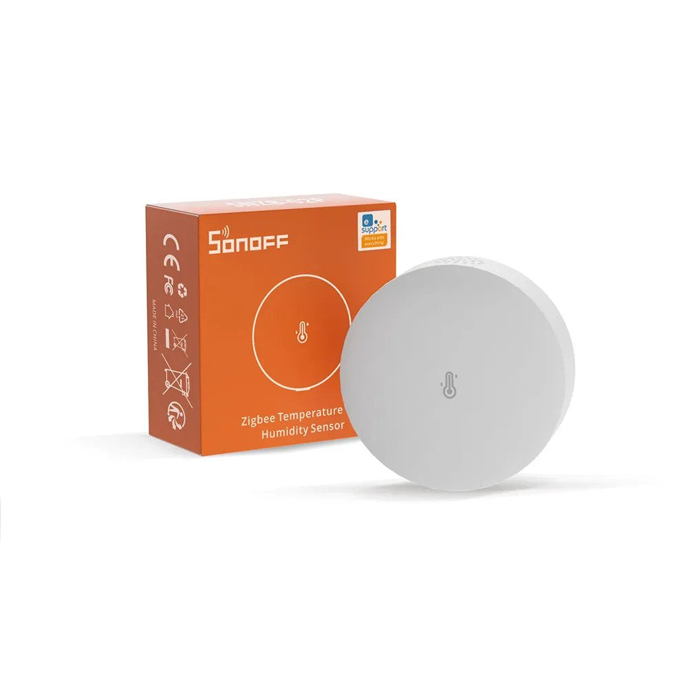 Sonoff Snzb-02p Sensor De Temperatura Y Humedad Interior Independiente Inalámbrico