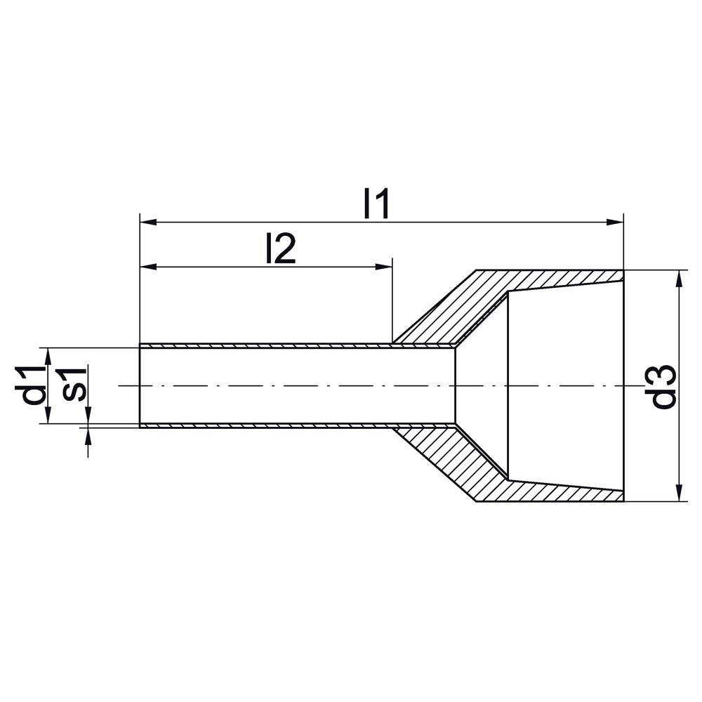 Klauke 43312, 2,5 Mm², 100 Unidades(E)