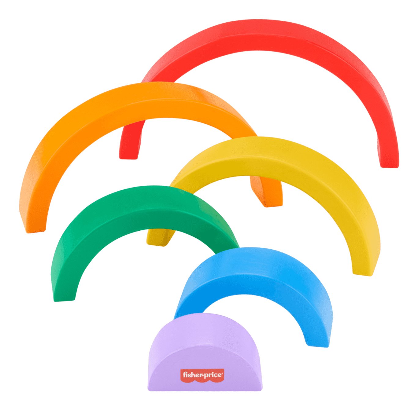 EAN 0194735238316 - Fisher-Price Wooden Stacking Rainbow imagen 2